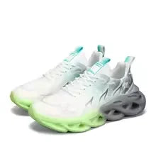 Unisex Lightweight Mesh Running Sneakers - Breathable, Comfortable, Flat Lace-Up Athletic Shoes