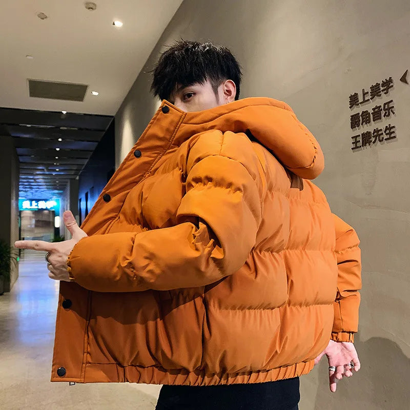 Men's Harajuku Hooded Parka Jacket - Various Colors