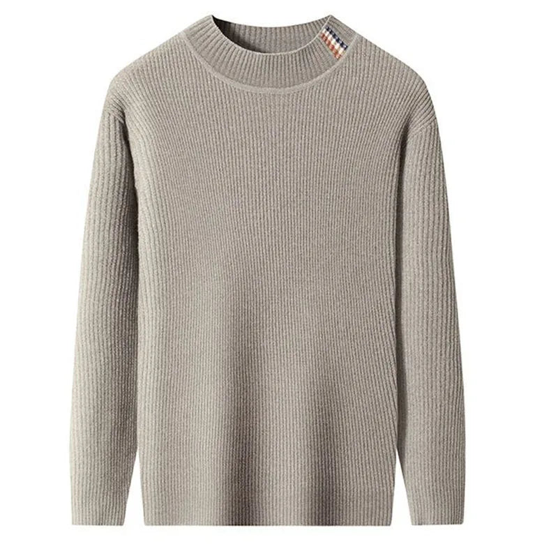 Men's Ferret Velvet Stretch Half Turtleneck Sweater