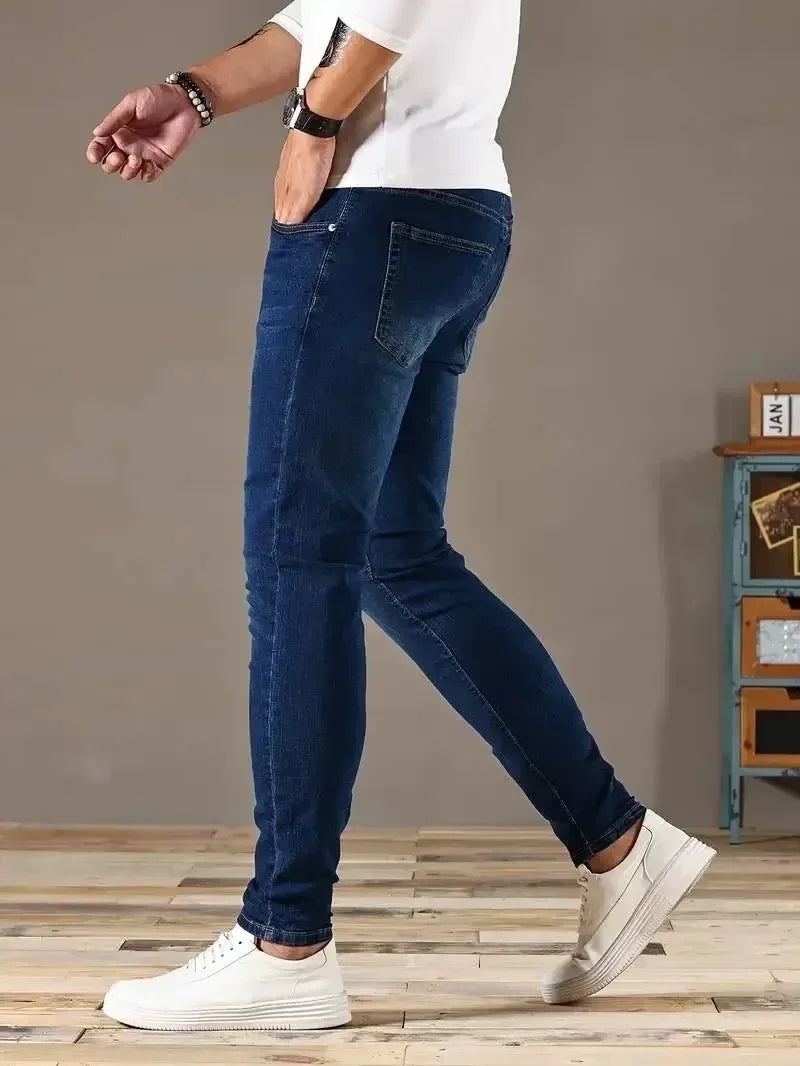 Men's Slim Fit Stretch Denim Jeans - Various Colors