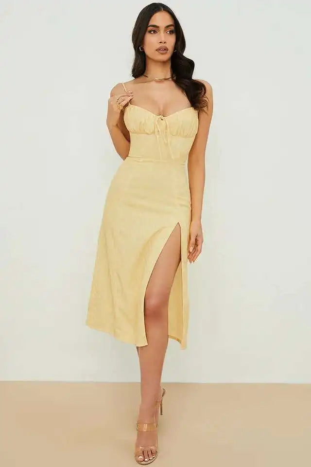 Elegant Floral Print Long Dress for Women - Various Colors