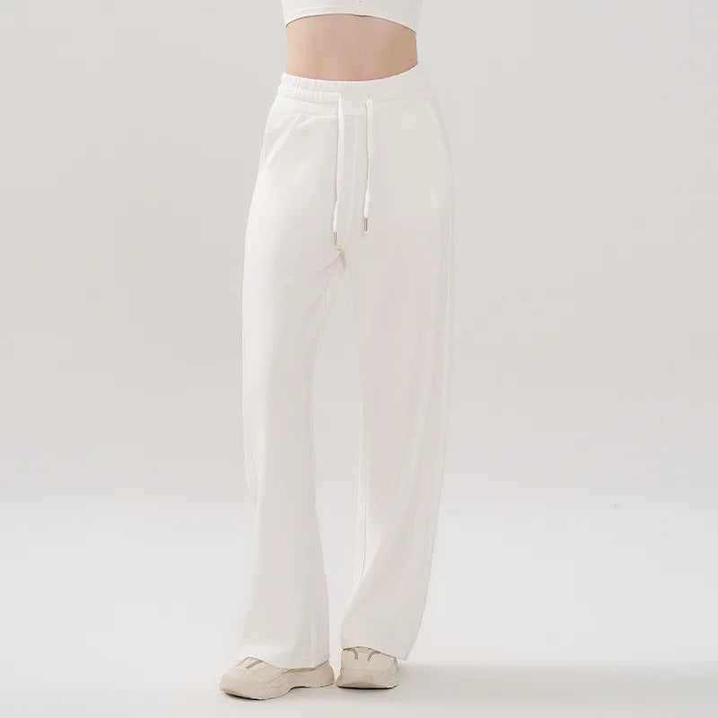Women's Loose Fit Wide Leg Sweatpants with Drawstring