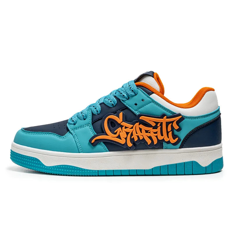 Men's Streetwear Hip Hop Style Sneakers – Trendy Urban Designer Shoes for Men
