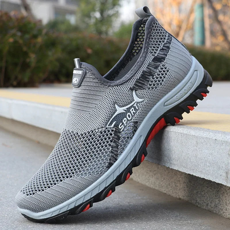 Men's Mesh Breathable Slip-On Sneakers