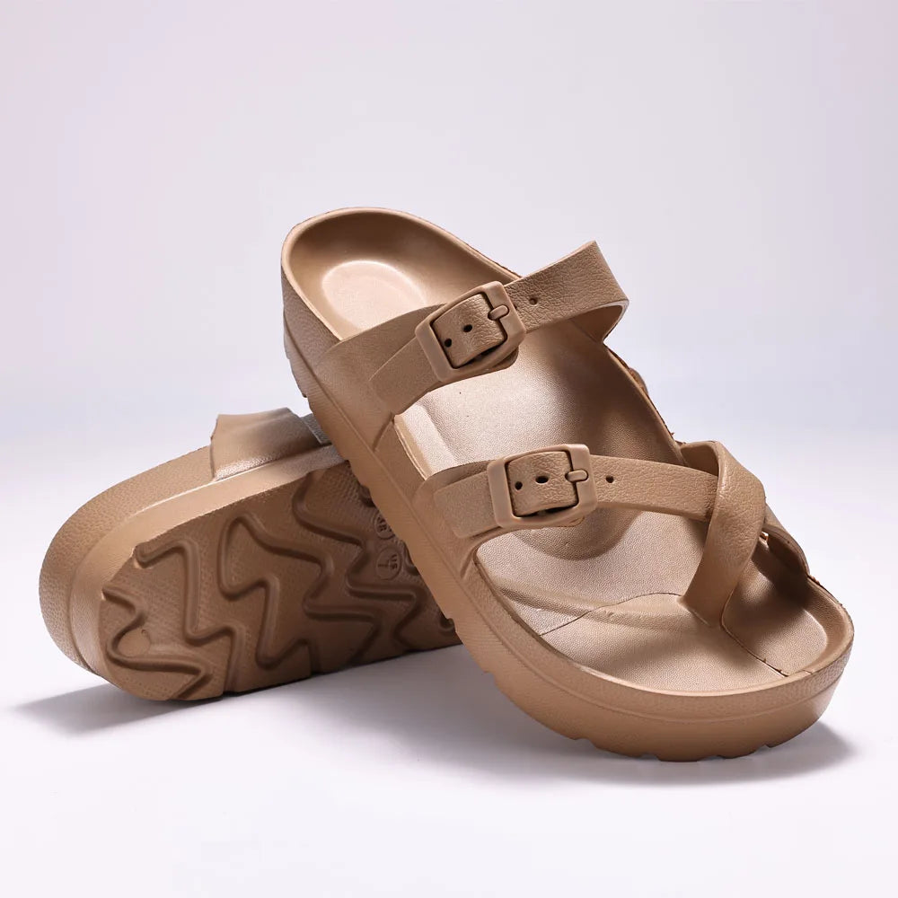 Men's Comfortable Soft Thick Slippers - Various Colors