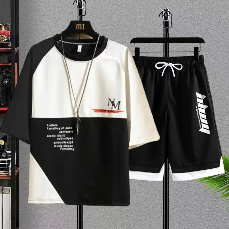 Men's Two-Piece T-Shirt and Shorts Set