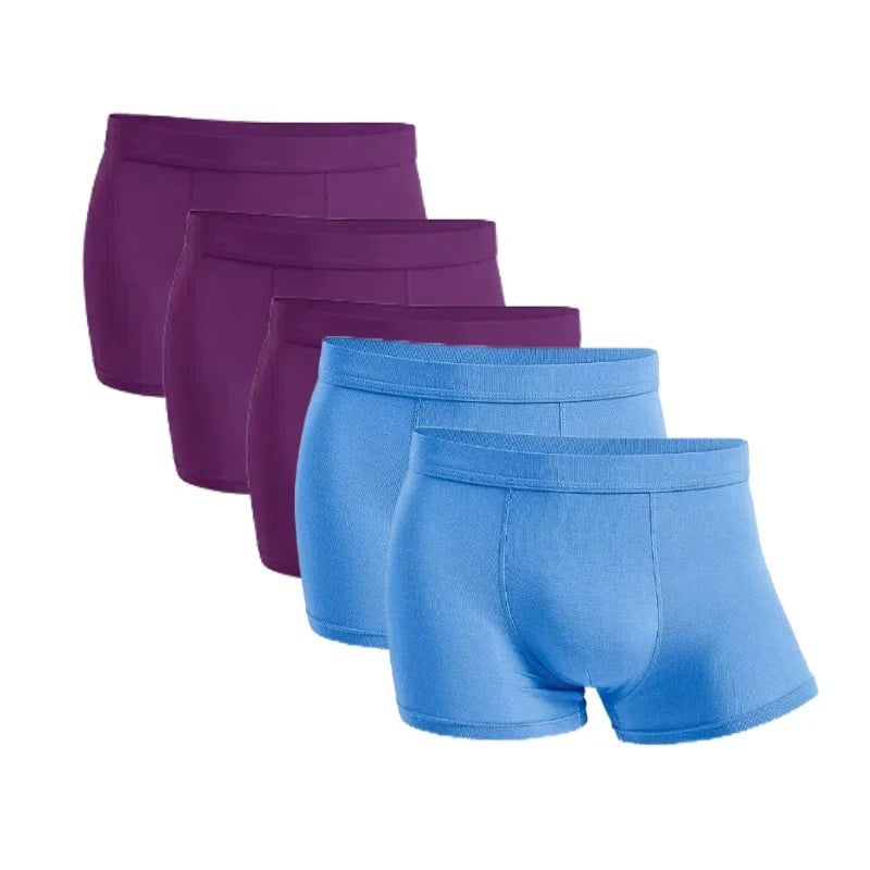 Five-Pack Bamboo Boxers for Men