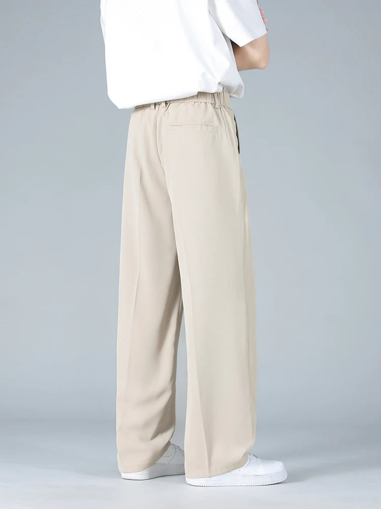 Men's Straight Fit Loose Pants – Comfortable Casual Men's Trousers for Everyday Wear