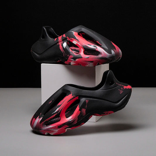 Unisex Tie-Dyed Soft EVA Slippers – Non-Slip Comfortable Slippers for Men & Women