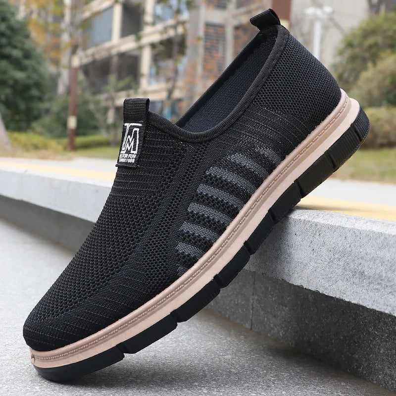 Lightweight Breathable Mesh Casual Shoes for Men - Non-Slip Design