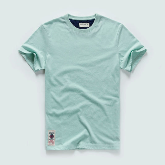 Men's Cotton Casual T-Shirt - Basic O-Neck Tee