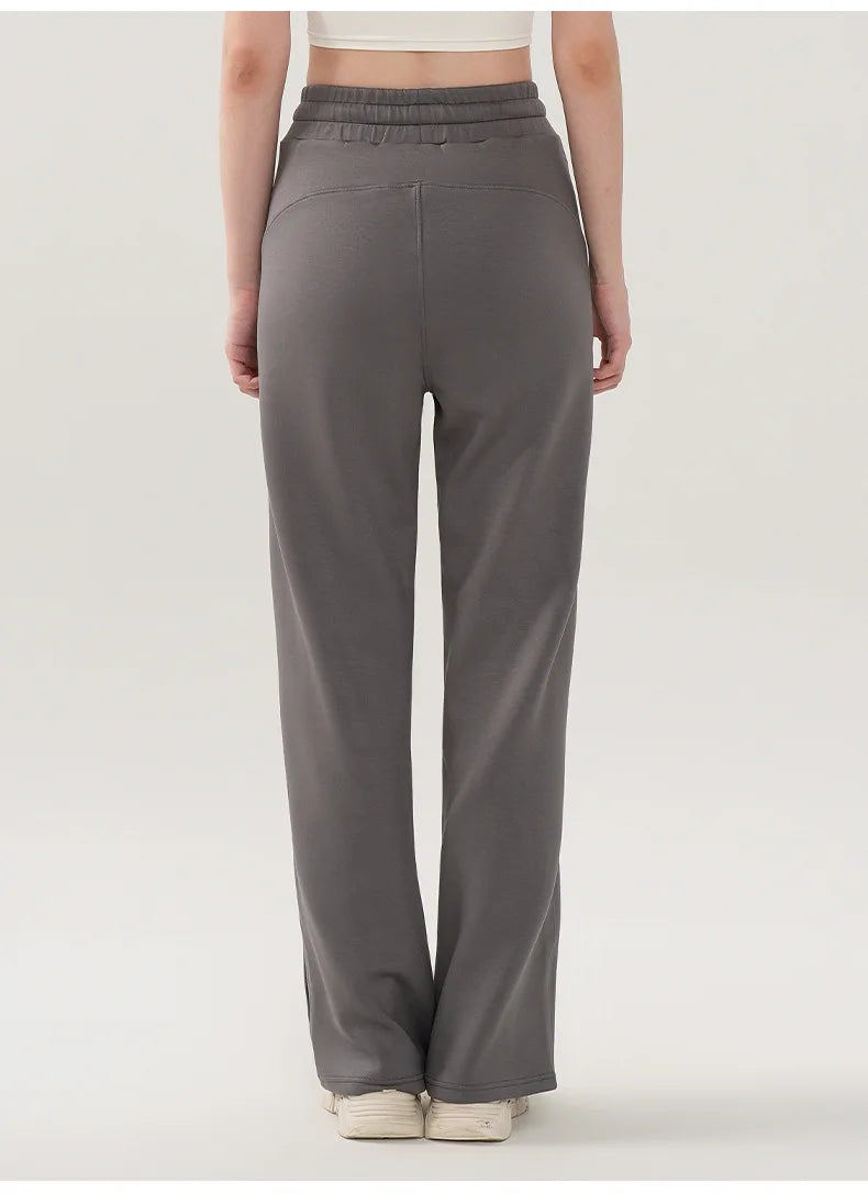 Women's Loose Fit Wide Leg Sweatpants with Drawstring