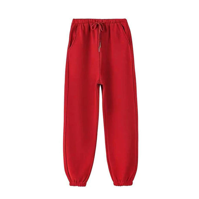 Women's Casual Style Thick Fleece Joggers - Various Colors