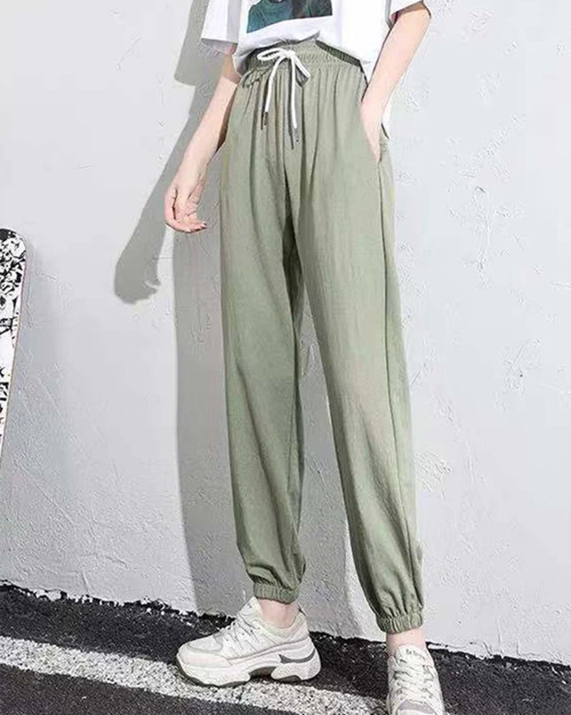 Women's Casual Style Thick Fleece Joggers - Various Colors