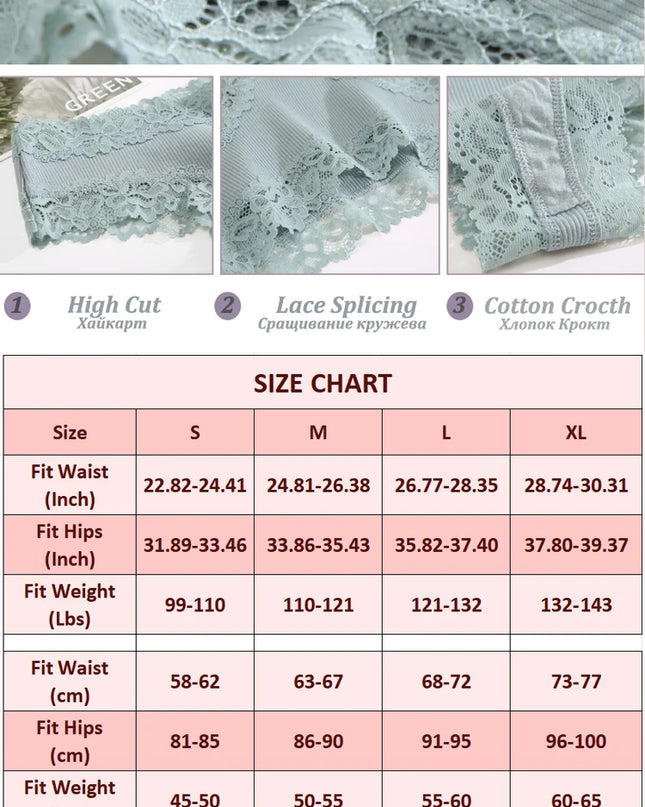 20-Pack Women's Cotton Brazilian Seamless Lace Thongs – Low Rise, Comfortable & Breathable Underwear