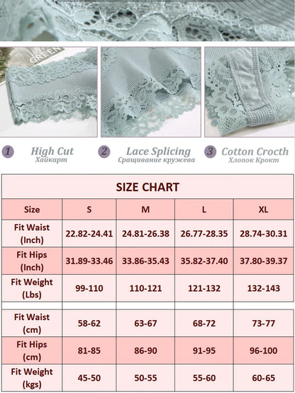 20-Pack Women's Cotton Brazilian Seamless Lace Thongs – Low Rise, Comfortable & Breathable Underwear