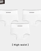 White High Waist / M / 3 Pieces