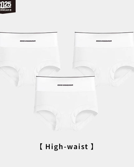 3-Piece Women's High-Waist & Mid-Waist Soft Briefs – Silky Feel with Gentle Shaping
