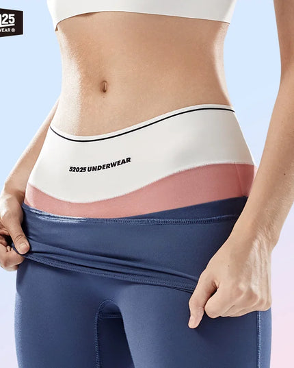 3-Piece Women's High-Waist & Mid-Waist Soft Briefs – Silky Feel with Gentle Shaping
