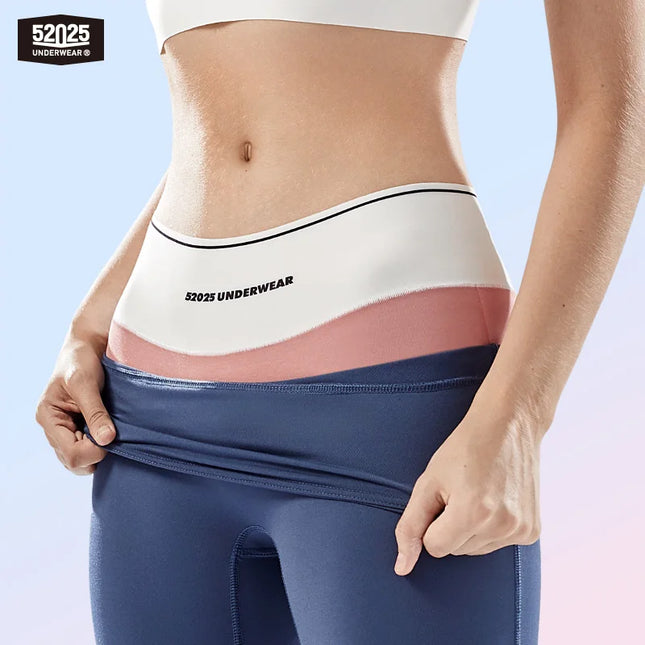 3-Piece Women's High-Waist & Mid-Waist Soft Briefs – Silky Feel with Gentle Shaping