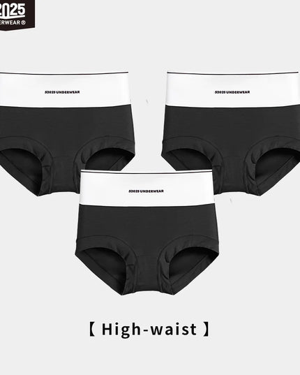 3-Piece Women's High-Waist & Mid-Waist Soft Briefs – Silky Feel with Gentle Shaping