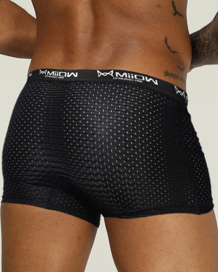 MiiOW Men's 3-Pack Mesh Boxer Briefs