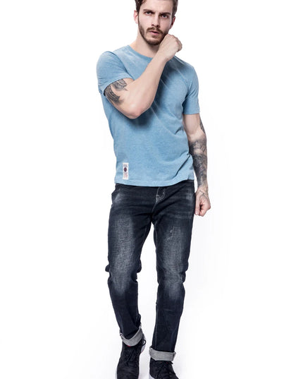 Men's Cotton Casual T-Shirt - Basic O-Neck Tee