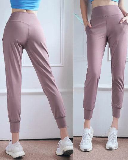 Women’s Quick-Dry High-Waist Loose Fit Gym Sweatpants