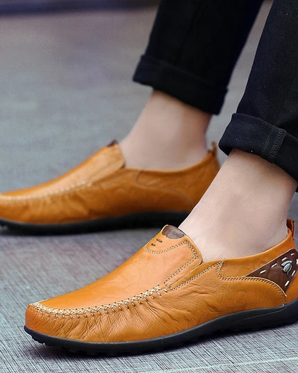 Luxury Genuine Leather Shoes for Men - Various Colors