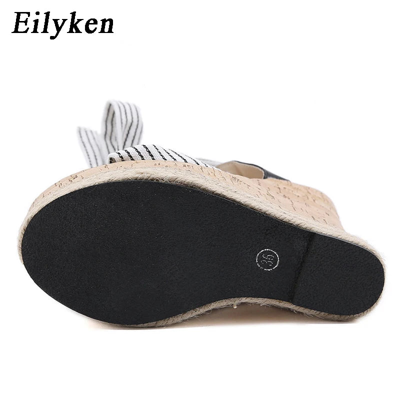 Eilyken Women's High Heel Ankle Strap Shoes