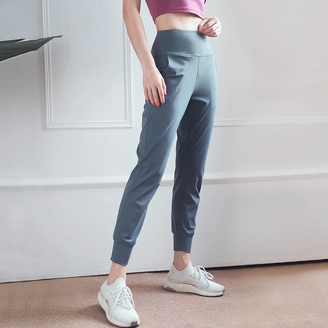 Women’s Quick-Dry High-Waist Loose Fit Gym Sweatpants