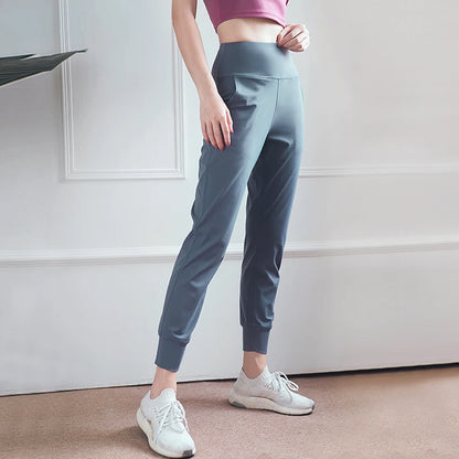 Women’s Quick-Dry High-Waist Loose Fit Gym Sweatpants
