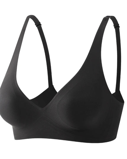 FINETOO Women's Soft Wireless Deep V Padded Bra