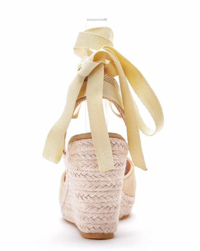 Stylish Closed-Toe Bandage  Wedge Sandals for Women