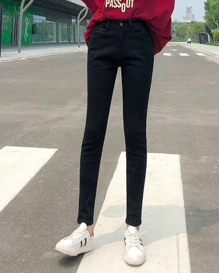 Women’s High Waist Stretch Retro Jeans – Classic & Comfortable Fit for Women