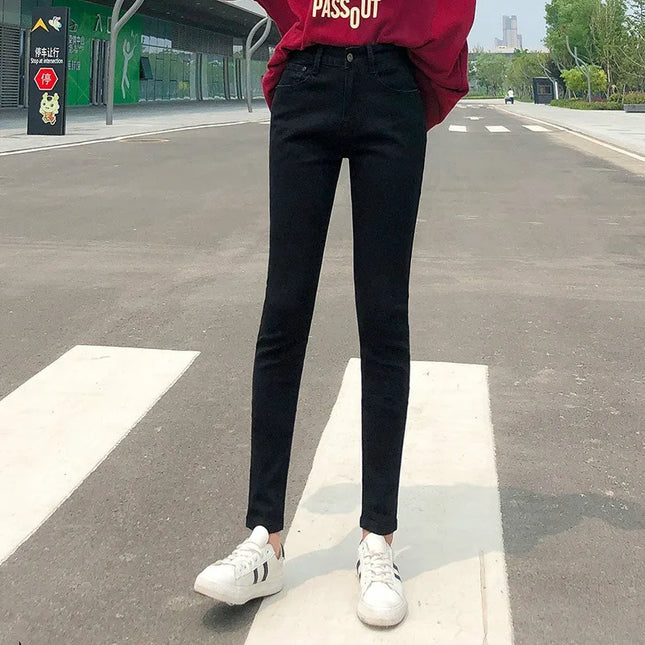 Women’s High Waist Stretch Retro Jeans – Classic & Comfortable Fit for Women