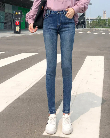 Women’s High Waist Stretch Retro Jeans – Classic & Comfortable Fit for Women