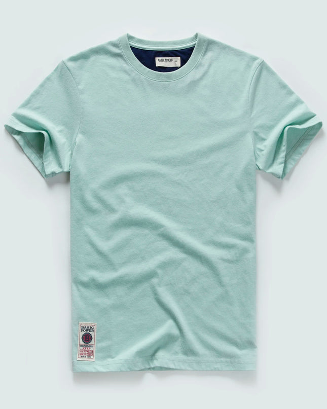 Men's Cotton Casual T-Shirt - Basic O-Neck Tee
