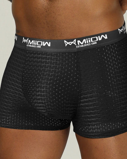 MiiOW Men's 3-Pack Mesh Boxer Briefs