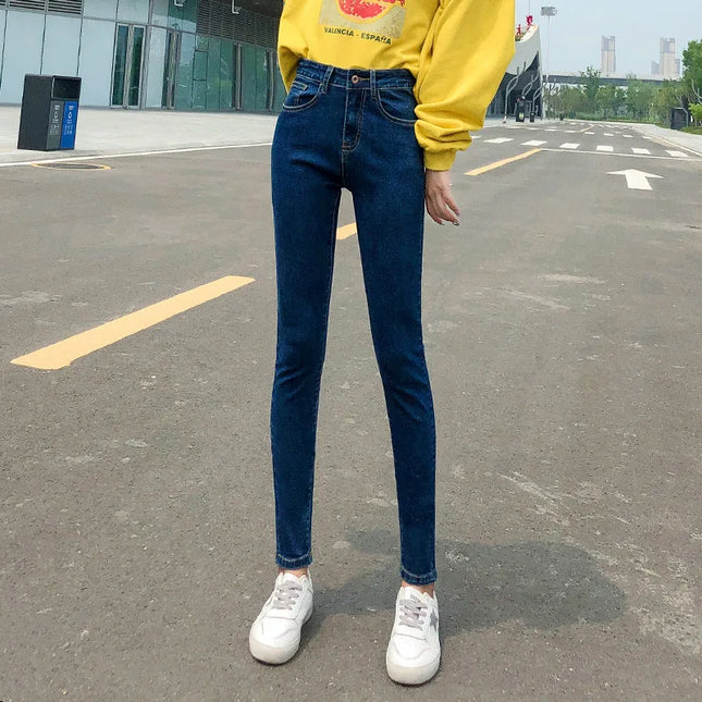 Women’s High Waist Stretch Retro Jeans – Classic & Comfortable Fit for Women