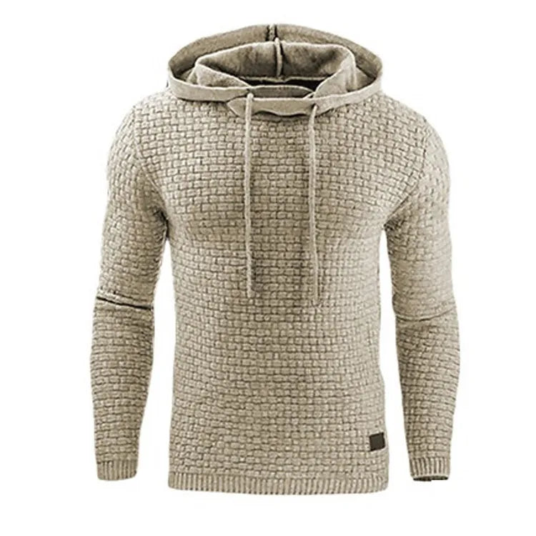Men's Oversized Casual Hoodie with Zipper - Various Colors