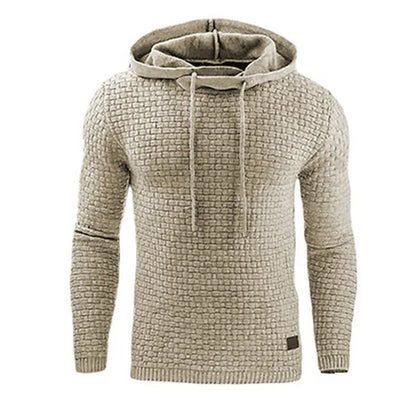 Men's Oversized Casual Hoodie with Zipper - Various Colors