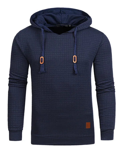 Men's Oversized Casual Hoodie with Zipper - Various Colors