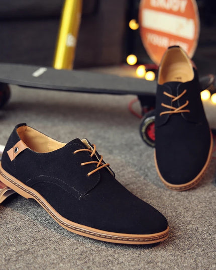 Men's Classic Oxford Casual Suede Shoes- Various Colors