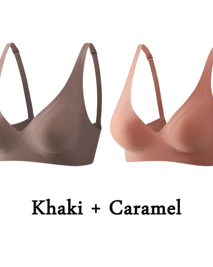 2-Pack Women’s Plus Size Seamless Wireless Bra