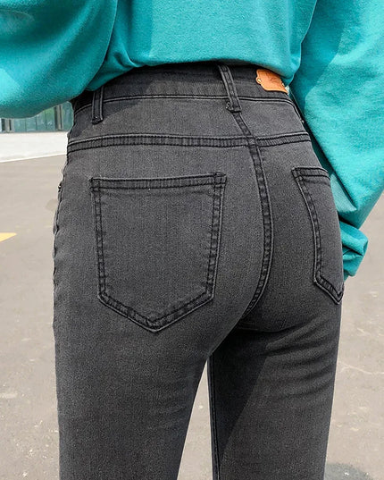 Women’s High Waist Stretch Retro Jeans – Classic & Comfortable Fit for Women