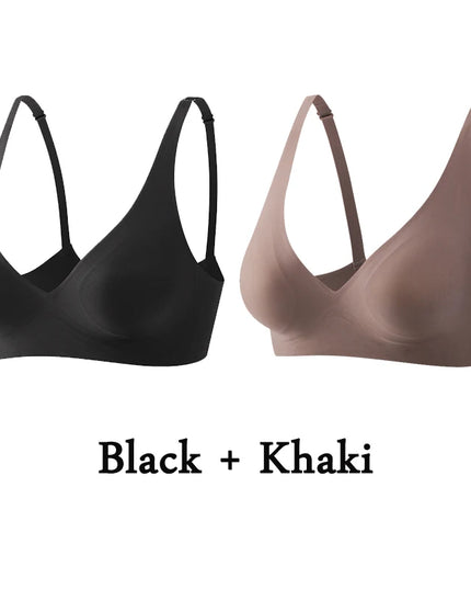 2-Pack Women’s Plus Size Seamless Wireless Bra