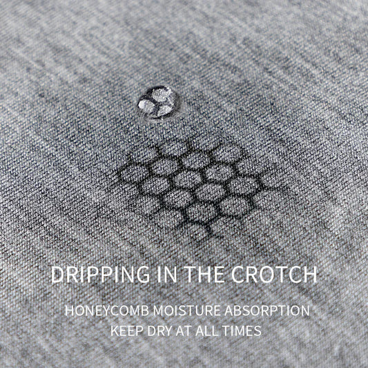 Mens 3-Pack Antibacterial Ice Silk Boxer Shorts with Elastic Waist