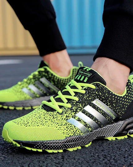 Unisex Running Shoes – Breathable Mesh Sports Sneakers for Optimal Comfort