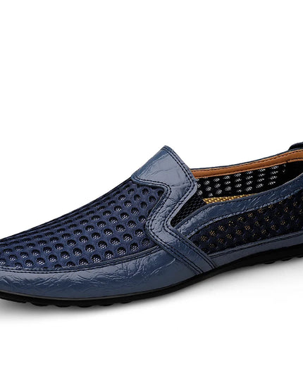Men's Breathable Mesh Loafers – Lightweight, Non-Slip Outdoor Walking Shoes
